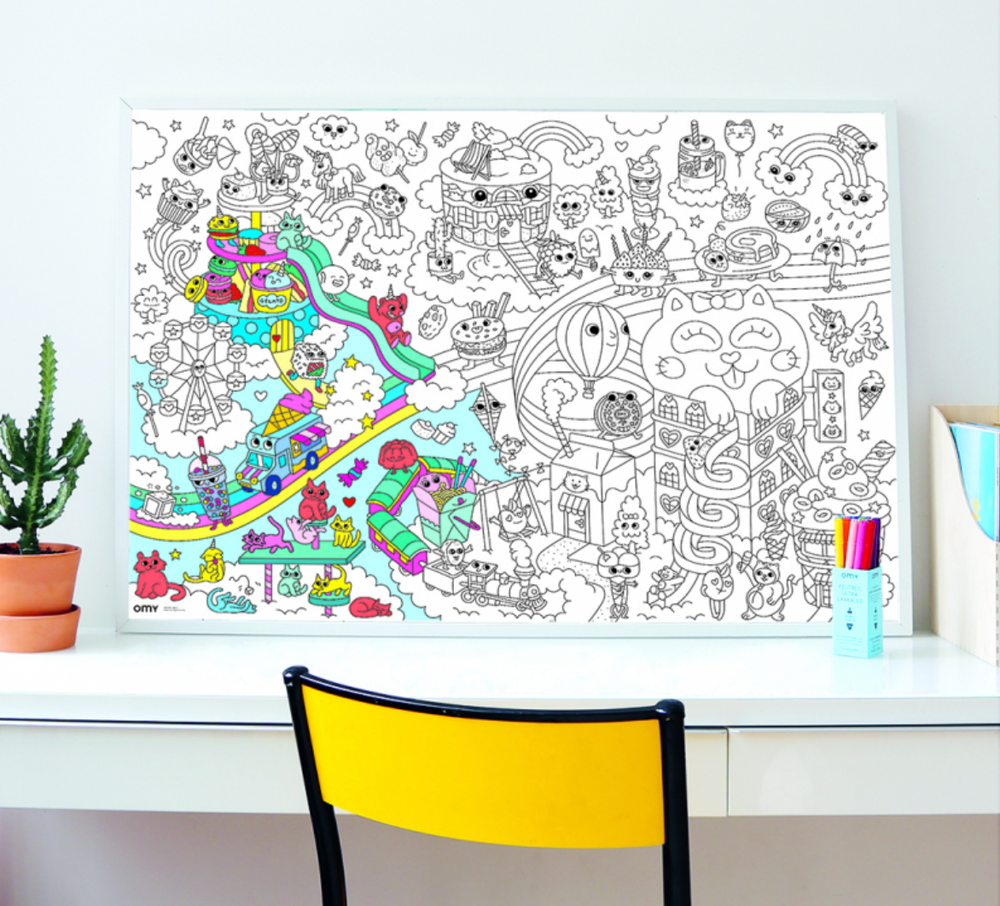 OMY - Cosmos Giant Coloring Poster
