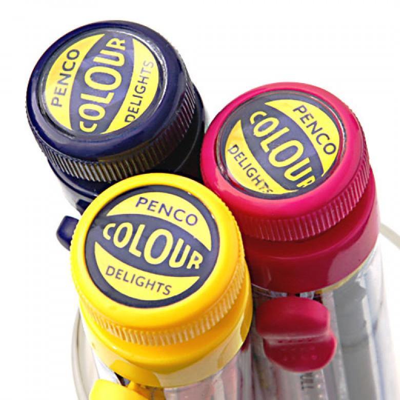 Penco - 8 Color Crayon - Mechanical pencil with 8 colored crayons (13.5 cm)