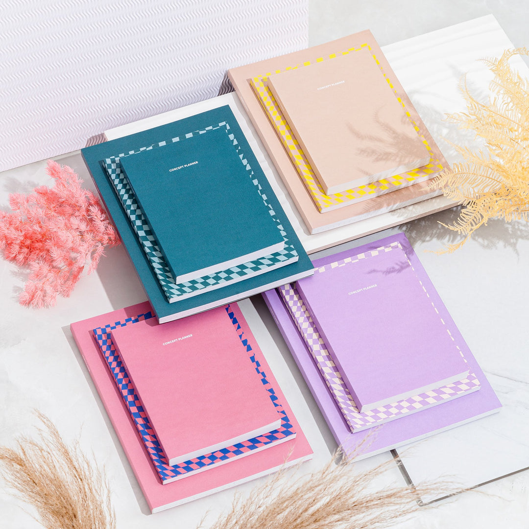 Poketo - Object Notebook in Lavender - Cuaderno Liso B5 Lavanda (17,8 x 24,8 cm)