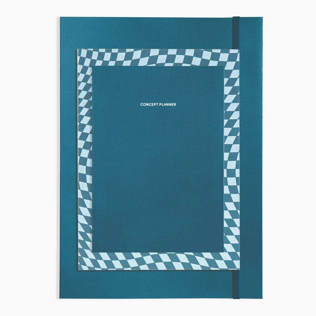 Poketo - Object Notebook in Teal - Teal B5 Plain Notebook (17.8 x 24.8 cm)