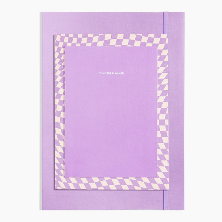 Poketo - Concept Planner in Lavender - Planificador Semanal A5 Lavanda (14,8 x 21 cm)