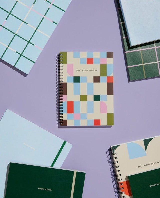 Poketo - Object Notebook in Dark Green - Plain Notebook B5 (17.8 x 24 ...