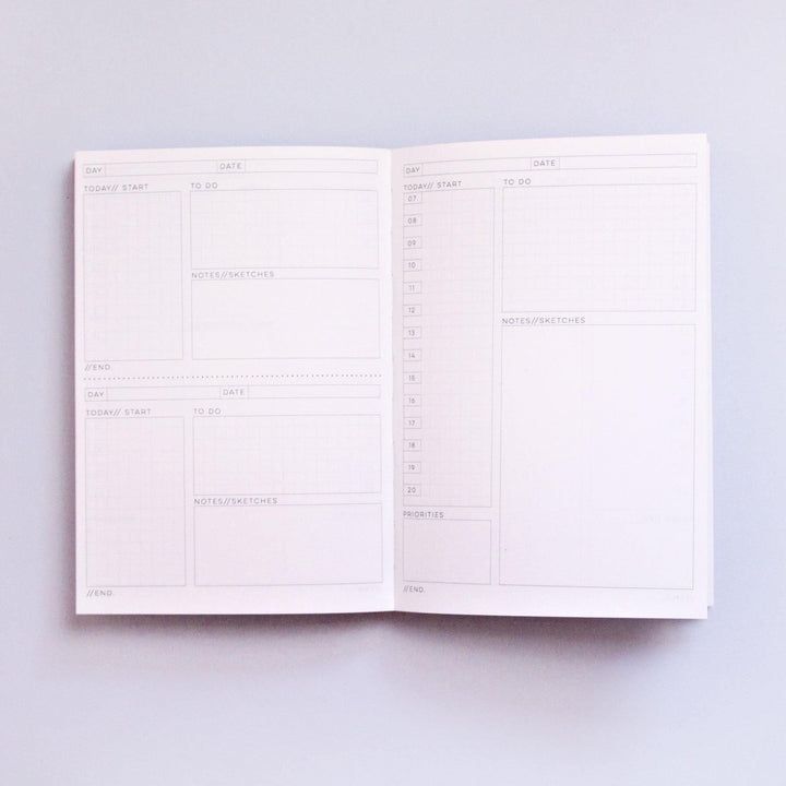 The Completist – Shadow Brush Daily Planner – Daily Planner A5 (15 x 21cm)