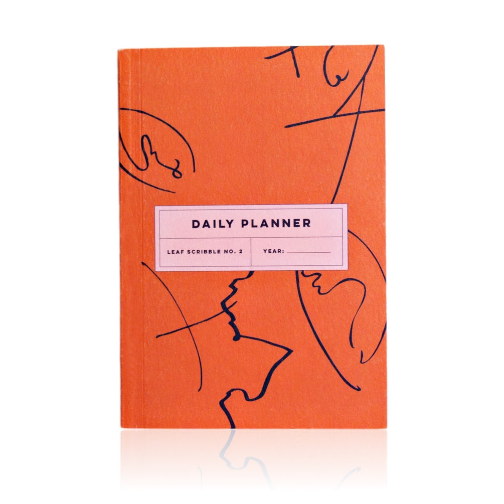 The Completist – Leaf Scribble Daily Planner – Planificador Diario A5 (15 x 21cm)