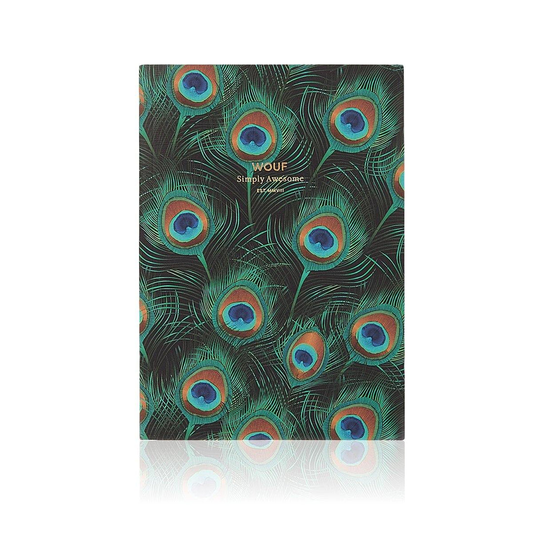 Wouf - Peacock Pencil Pack - Set de 6 lápices (18cm x 14,2cm)