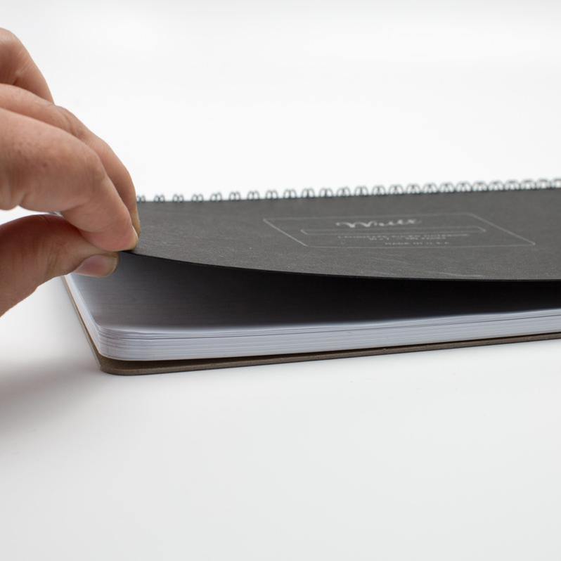 Write Notepads & Co – Meeting Notebook Black – Cuadernos rayado B5 (17,8 x 25,4cm)