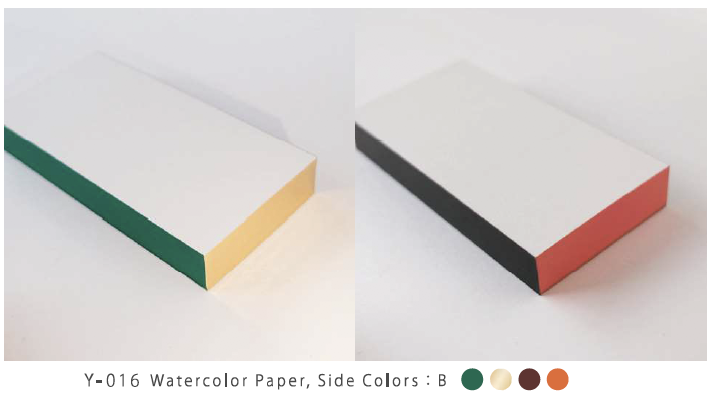 Yamama – Four Side memo Pad – Bloc de notas en varios colores (16,5 x 8,5 cm)