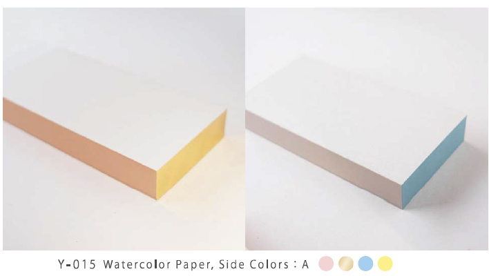 Yamama – Four Side memo Pad – Bloc de notas en varios colores (16,5 x 8,5 cm)