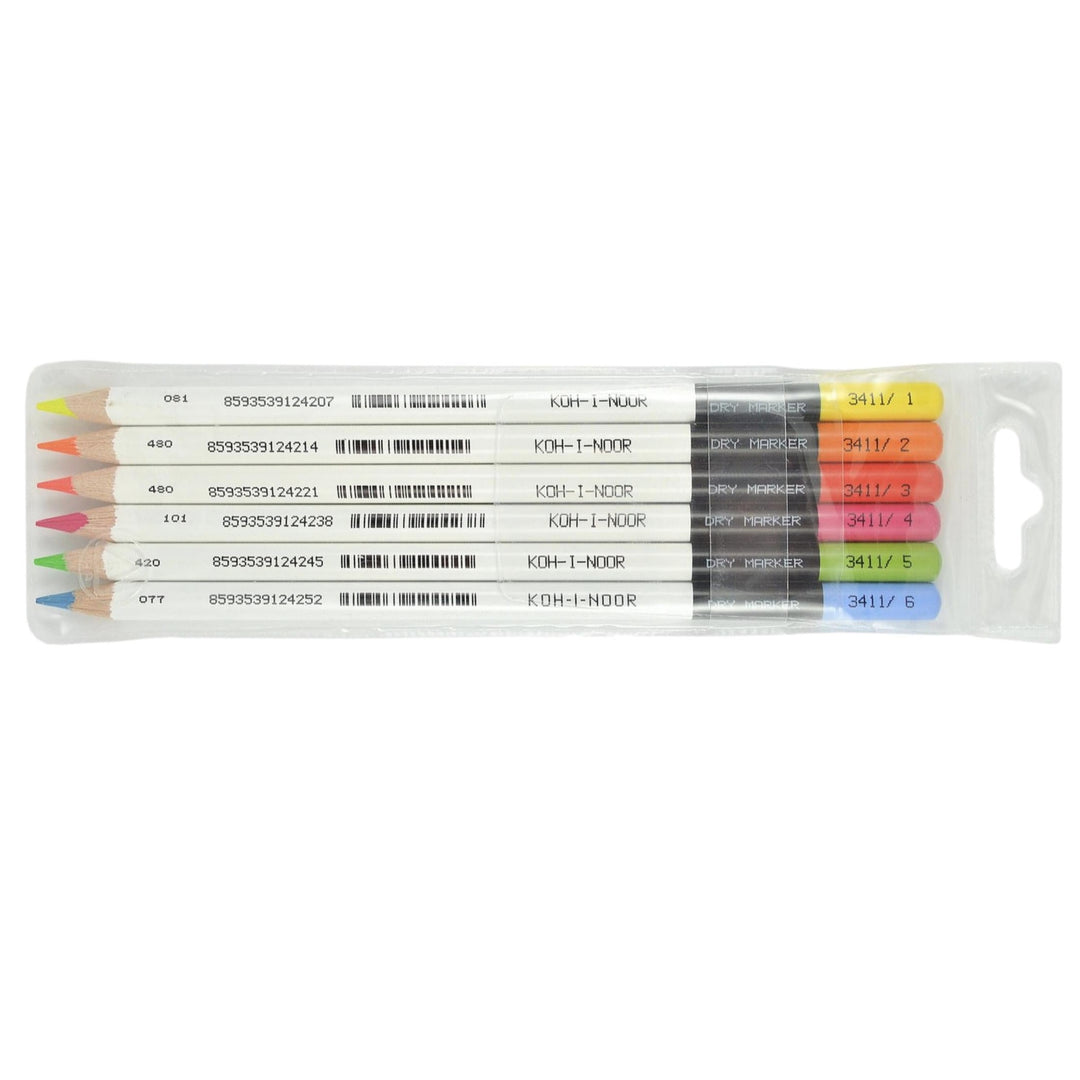 Koh-I-Noor – Set Highlighter Pencil – Set 6 lápiz subrayador (17,5 cm)
